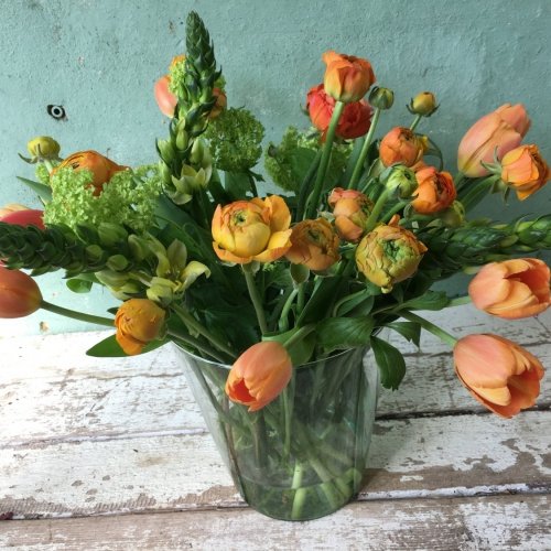 Oranje boeket